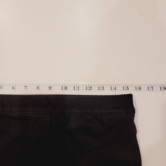 SPANX BLACK RIBBED PULL ON LEGGINGS, SZ LARGE - Picture 13 of 16